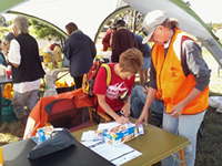 signing up